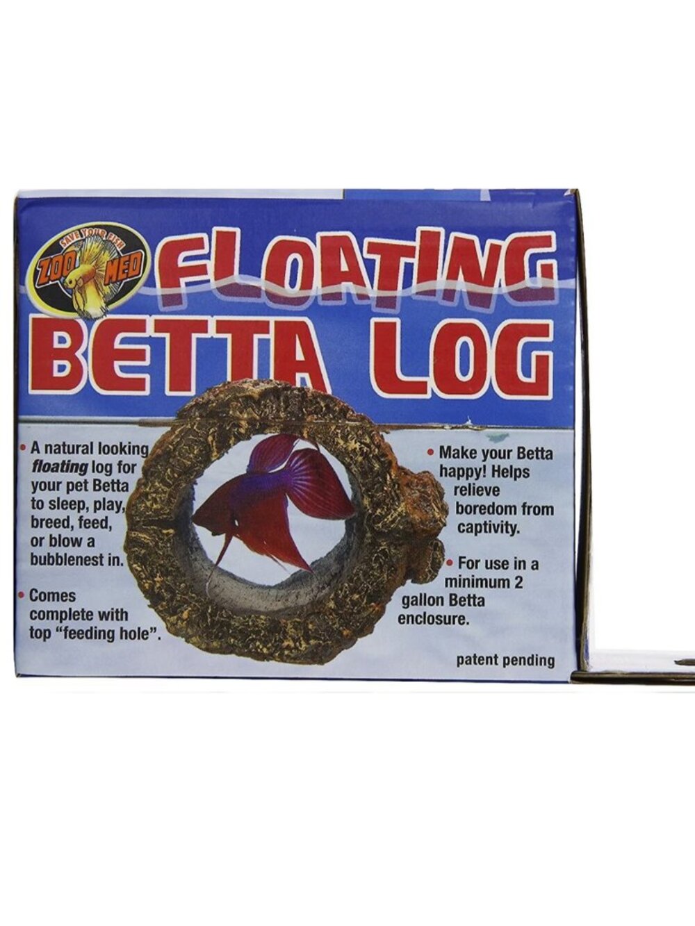 ZOO MED Beta Fish Floating Log for Fish Tank Aquarium